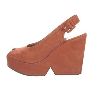 Robert Clergerie sued slingback sandals